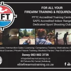 Maatskappy 1 beeld ELITE FIREARMS TRAINING Tactical Training in Boksburg GP