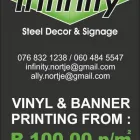 Business 1 image INFINITY STEEL DECOR & SIGNAGE Vinyl Application in Centurion GP