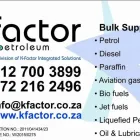 Business 2 image K-FACTOR PETROLEUM Petroleum Wholesaler in Pretoria GP