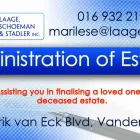 Maatskappy 2 beeld LAAGE SCHOEMAN AND STADLER INC Lawyers in Vanderbijlpark GP