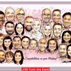 Maatskappy 7 beeld LIVE CARTOON PORTRAITS Weddings in Johannesburg South GP