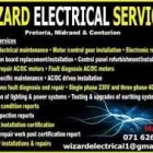 Maatskappy 94 beeld WIZARD ELECTRICAL SERVICES - NO CALL OUT FEES ALL AREAS Pretoria East Electricians 0716260952 in Pretoria GP