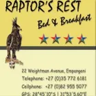 RAPTOR'S REST B & B
